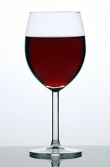 Glass of red wine
