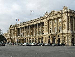 Fototapeta na wymiar Hotel de Crillon, paris