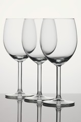 Three wineglsses