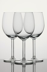 Three wineglsses