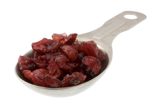 tablespoon of dried cranberries