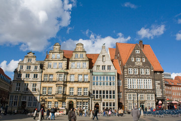 Fototapeta na wymiar Bremen Market Square