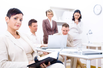 Fototapeta premium Business crew