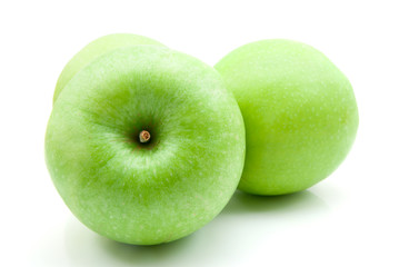 fresh green apples