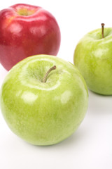 Green Apple red apple