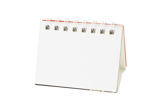 Blank Desktop Calendar