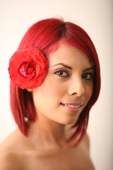Sexy Latina Red Head