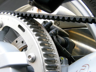 courroie de transmission de moto