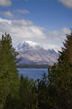 slioch thru trees