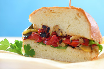 roasted pepper sandwich
