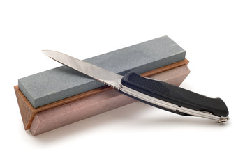 knife with grindstone
