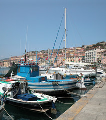Italien, Insel Elba, der Hafen von Portoferraio