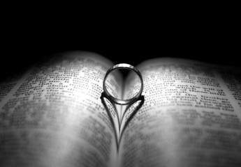 Wedding Ring and Bible