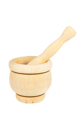 Wooden mortar