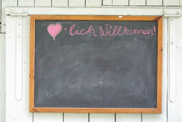 Willkommen Tafel