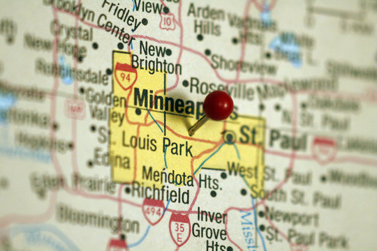 Map of Minneapolis