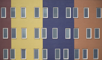 Naklejka premium Multi colored apartments 3