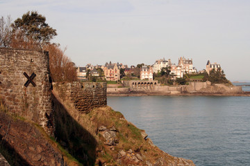 Fototapeta premium Dinard vue de la pointe du moulinet