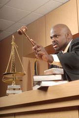 Angry judge