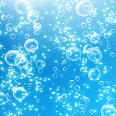 Rising air bubbles