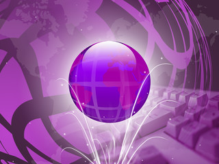 Technology Background Violet © nicos