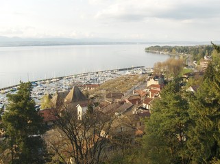 Thonon, rives vue du belvédère