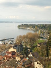 Thonon, rives vue du belvédère