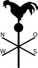 Hahn, Wetter, Wetterhahn © PixelPower