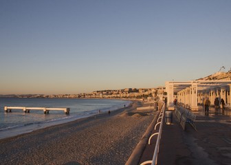 Fototapeta na wymiar Promenade des Anglais, Nice