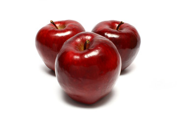 Three Red Apples