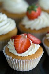 Strawberry cupcakes