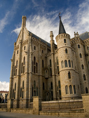 Fototapeta premium Episcopal Palace Gaudi of Astorga. Spain