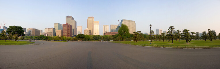 Tokyo cityscape from the imperial palace - 7397234