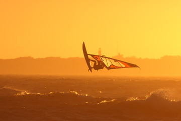 windsurfing