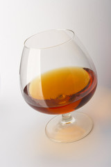 brandy in glass