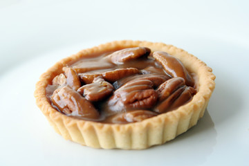 fruits and pecan tart