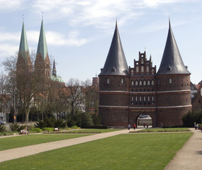 Fototapeta premium Das Lübecker Holstentor