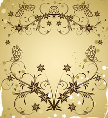 Blume hintergrund, fleur fond, flower background, vector