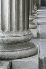 Roman Greek Architecture Design in Pillars or Columns