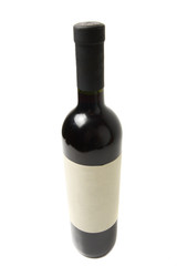 Wine bottle isolated