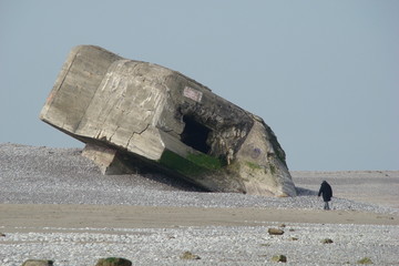 Blockhaus sur la baie de Somme,Picardie