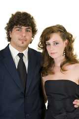 Portrait of young couple