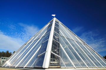 Naklejka premium Glass pyramid
