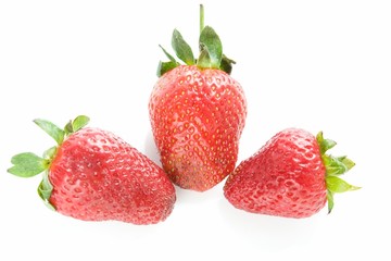 red strawberries