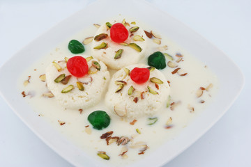 rasmalai in a plate