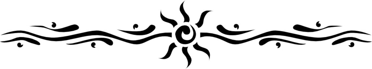 Tribal Border Tattoo