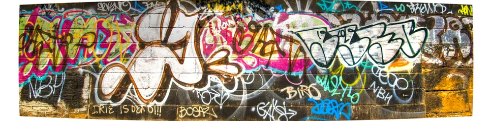 Papier Peint photo Lavable Graffiti Mur de stérilisation des graffitis