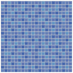 Blue and purple glass tiles