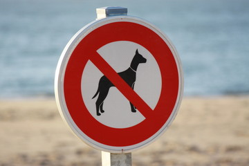 interdit aux chiens