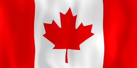 canada drapeau froissé crumpled flag